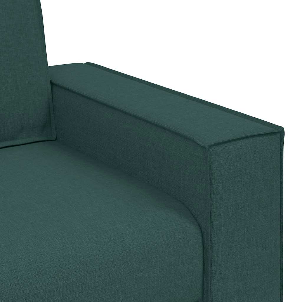 Canapé 2 places Vert foncé 160x78x84 cm Tissu - XIOS