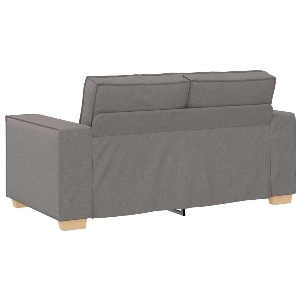 Canapé 2 places Taupe 120 cm Tissu - XIOS