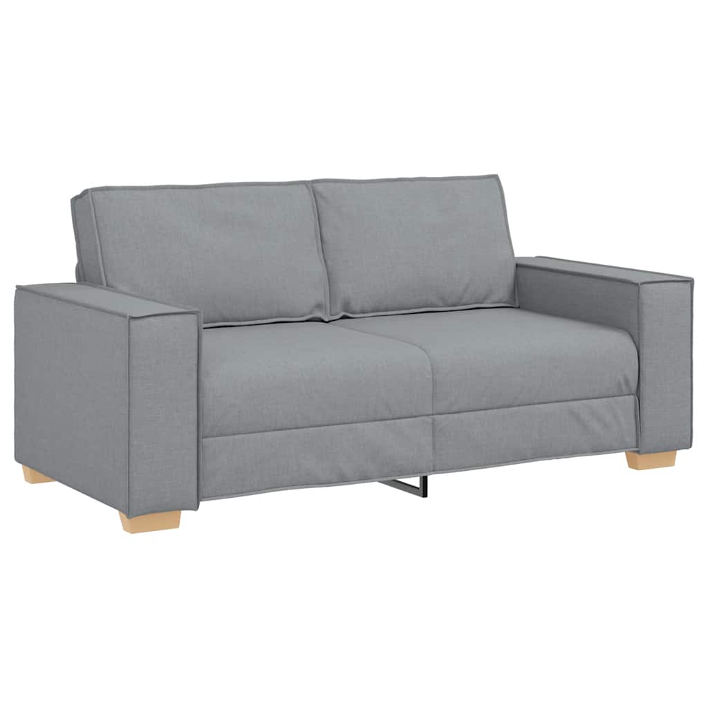 Canapé 2 places Gris clair 180x78x84 cm Tissu - XIOS