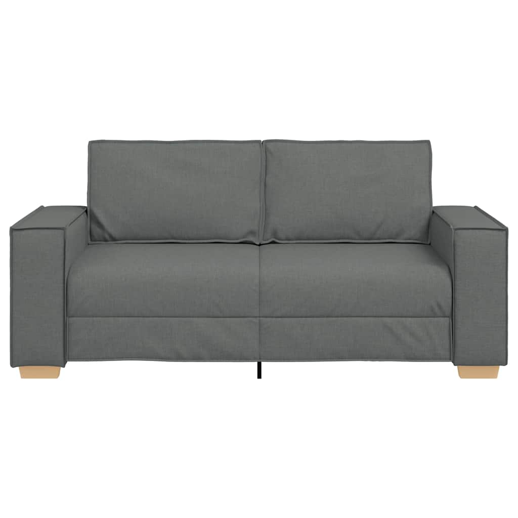 Canapé 2 places Gris foncé 180x78x84 cm Tissu - XIOS