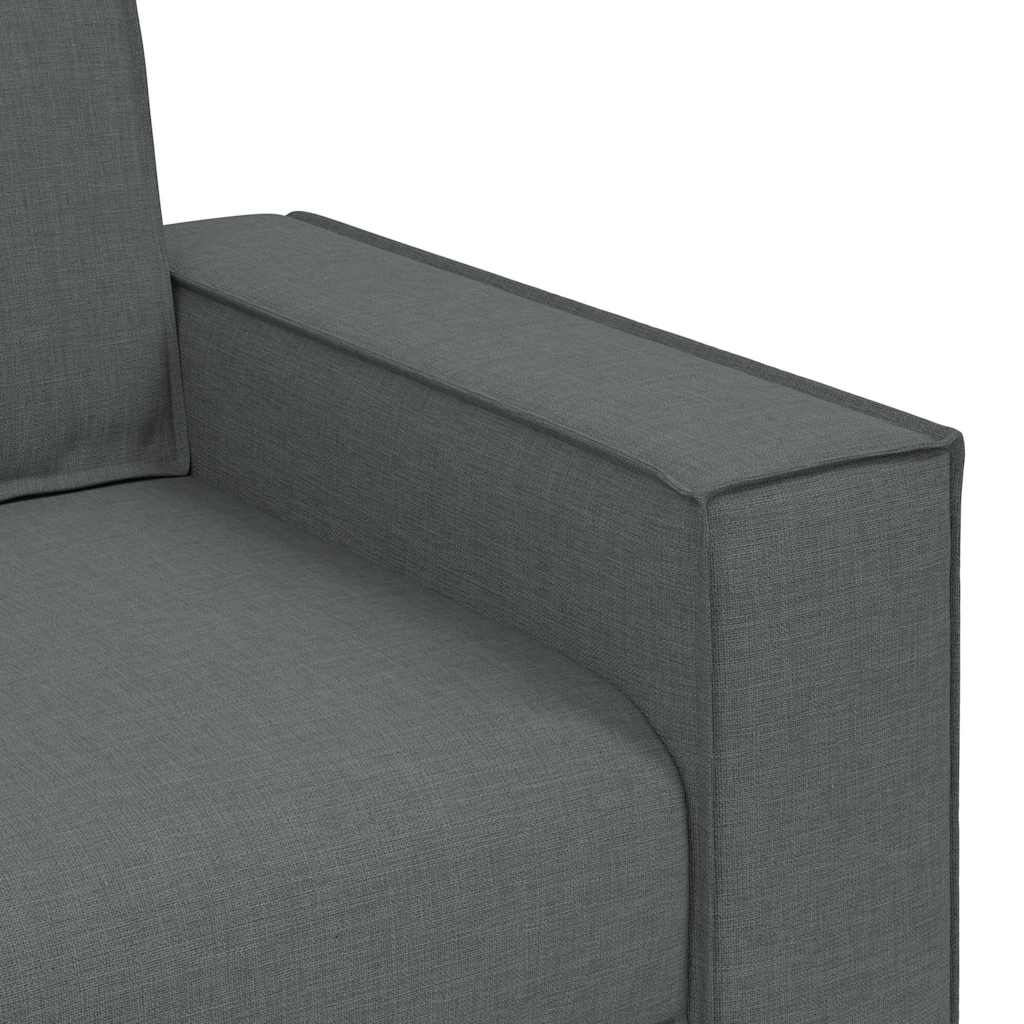 Canapé 2 places Gris foncé 180x78x84 cm Tissu - XIOS
