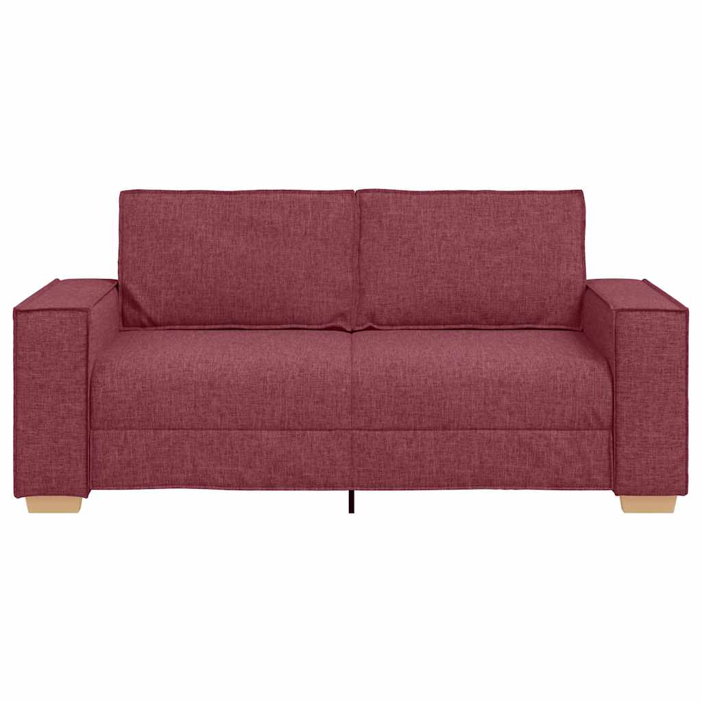 Canapé 2 places Rouge vin 180x78x84 cm Tissu - XIOS