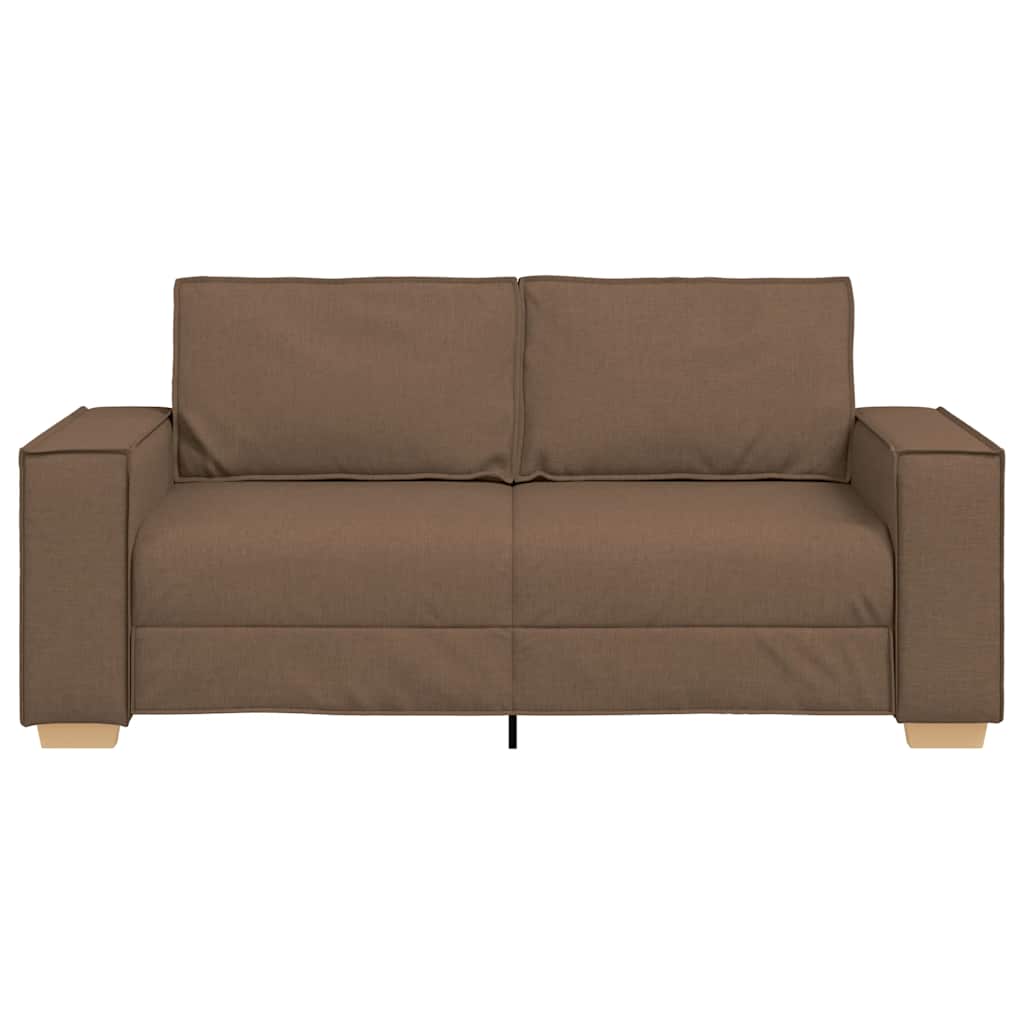 Canapé 2 places Marron 180x78x84 cm Tissu - XIOS