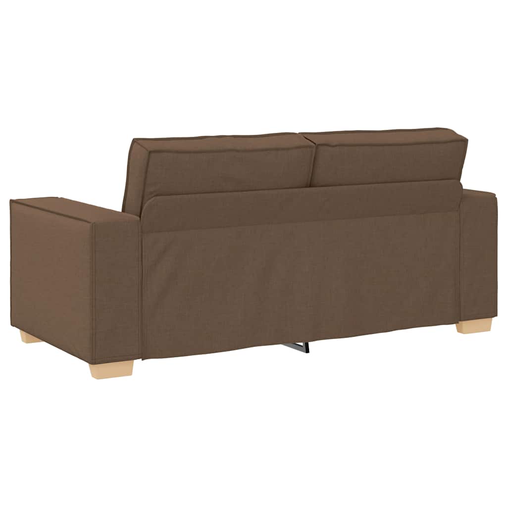 Canapé 2 places Marron 180x78x84 cm Tissu - XIOS