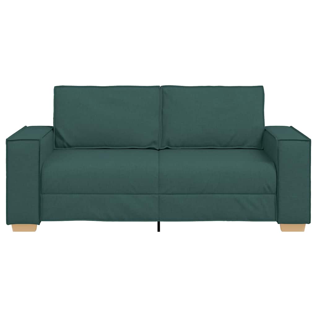 Canapé 2 places Vert foncé 140 cm Tissu - XIOS