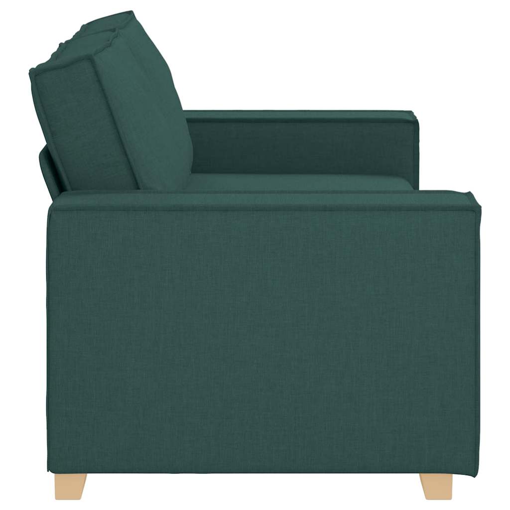 Canapé 2 places Vert foncé 140 cm Tissu - XIOS