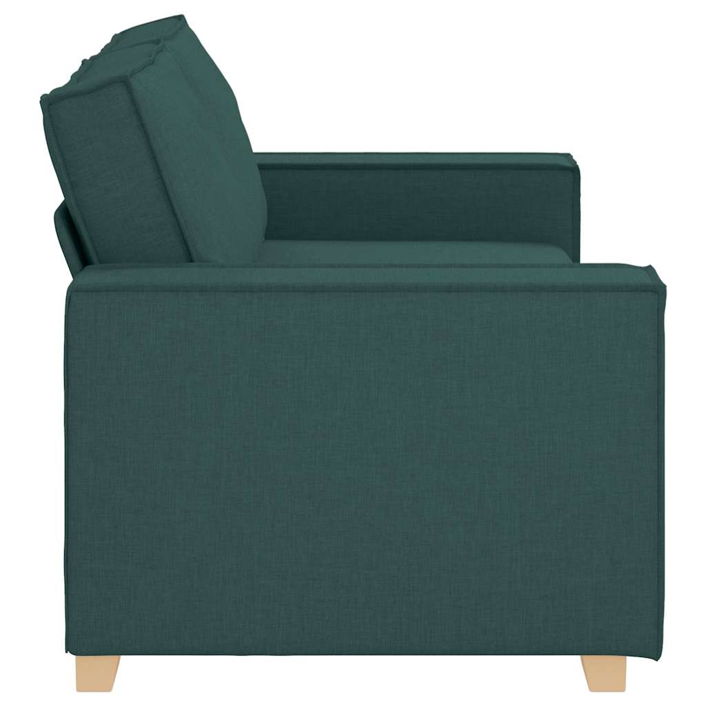 Canapé 2 places Vert foncé 180x78x84 cm Tissu - XIOS