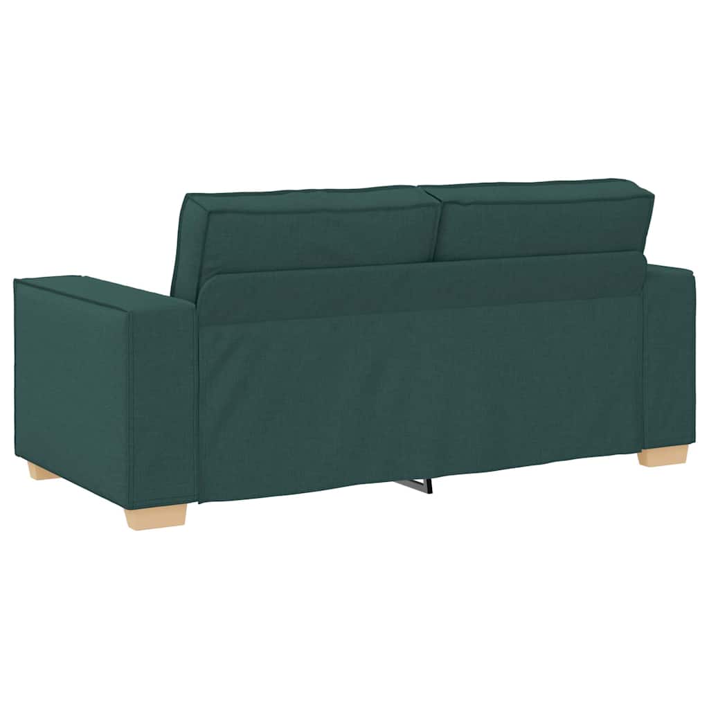 Canapé 2 places Vert foncé 140 cm Tissu - XIOS