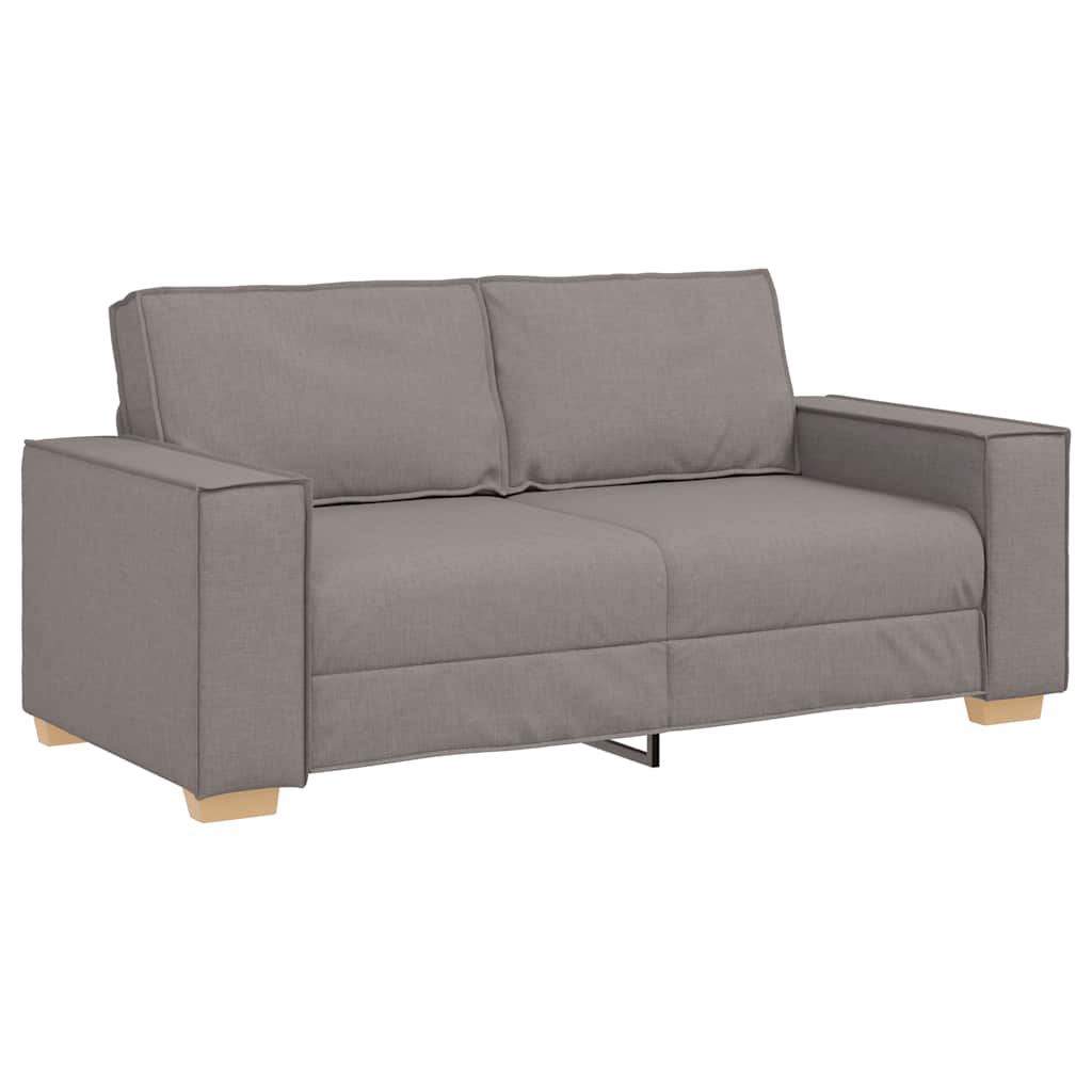 Canapé 2 places Taupe 180x78x84 cm Tissu - XIOS
