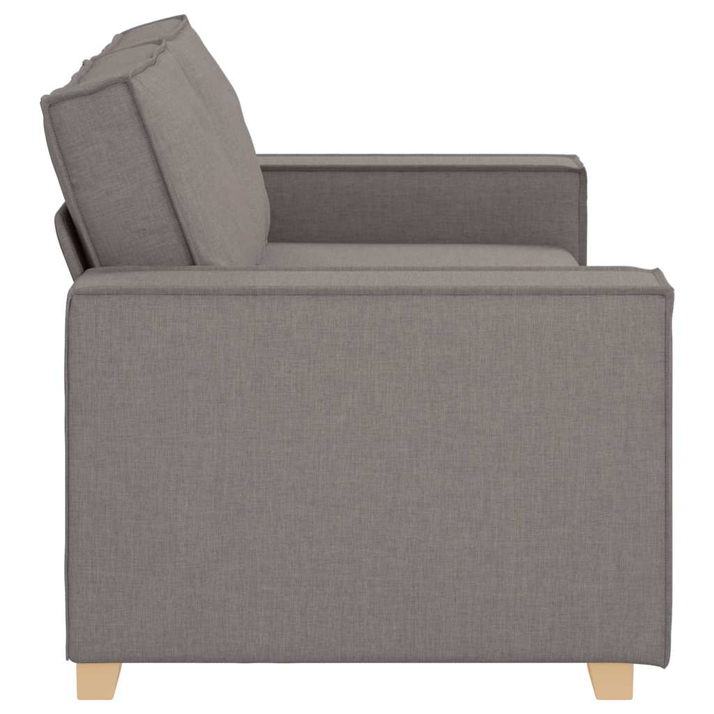 Canapé 2 places Taupe 180x78x84 cm Tissu - XIOS