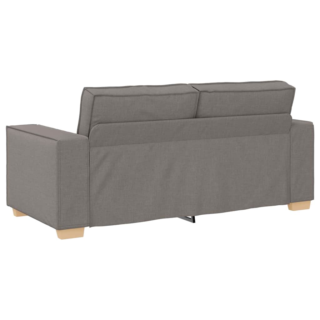 Canapé 2 places Taupe 180x78x84 cm Tissu - XIOS