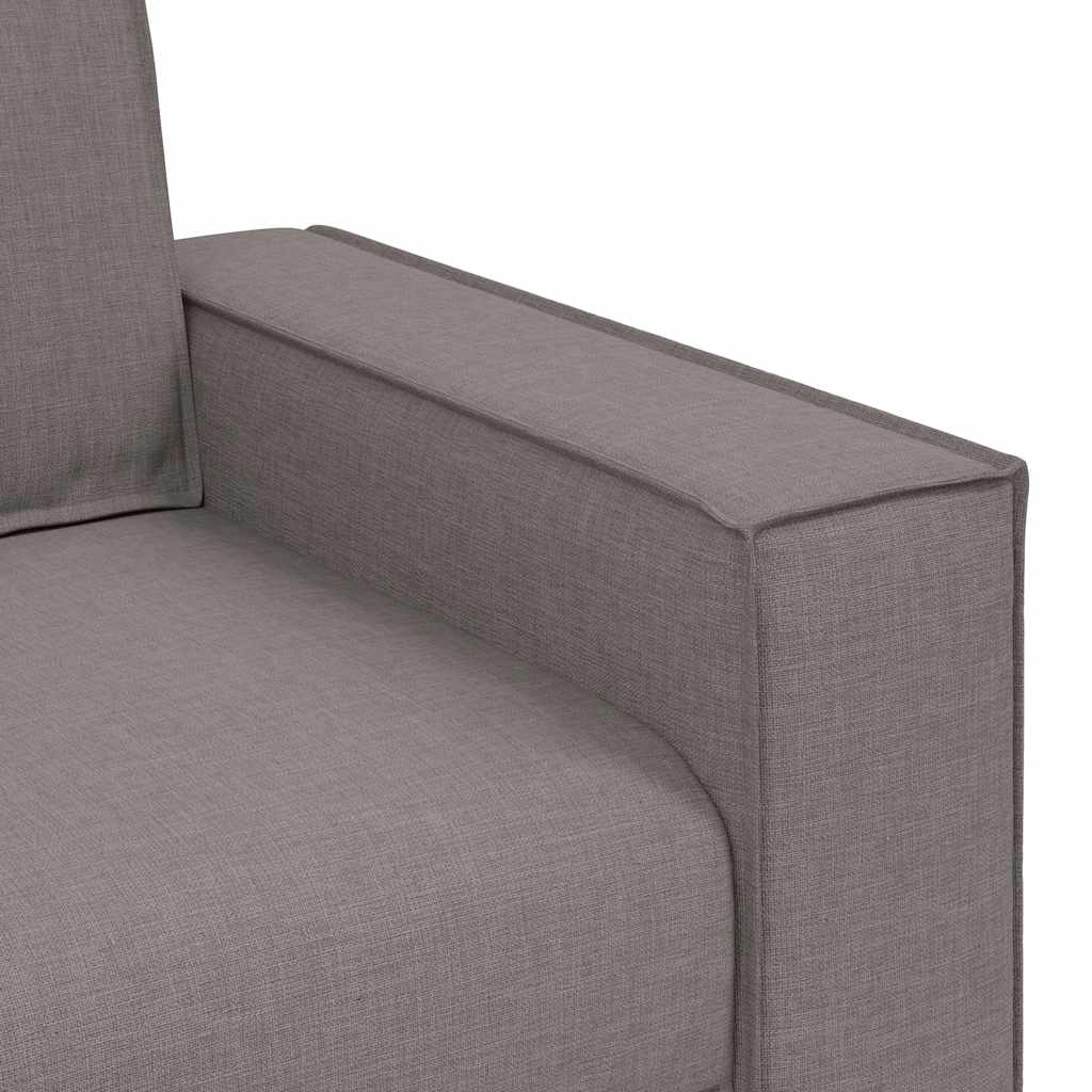 Canapé 2 places Taupe 180x78x84 cm Tissu - XIOS