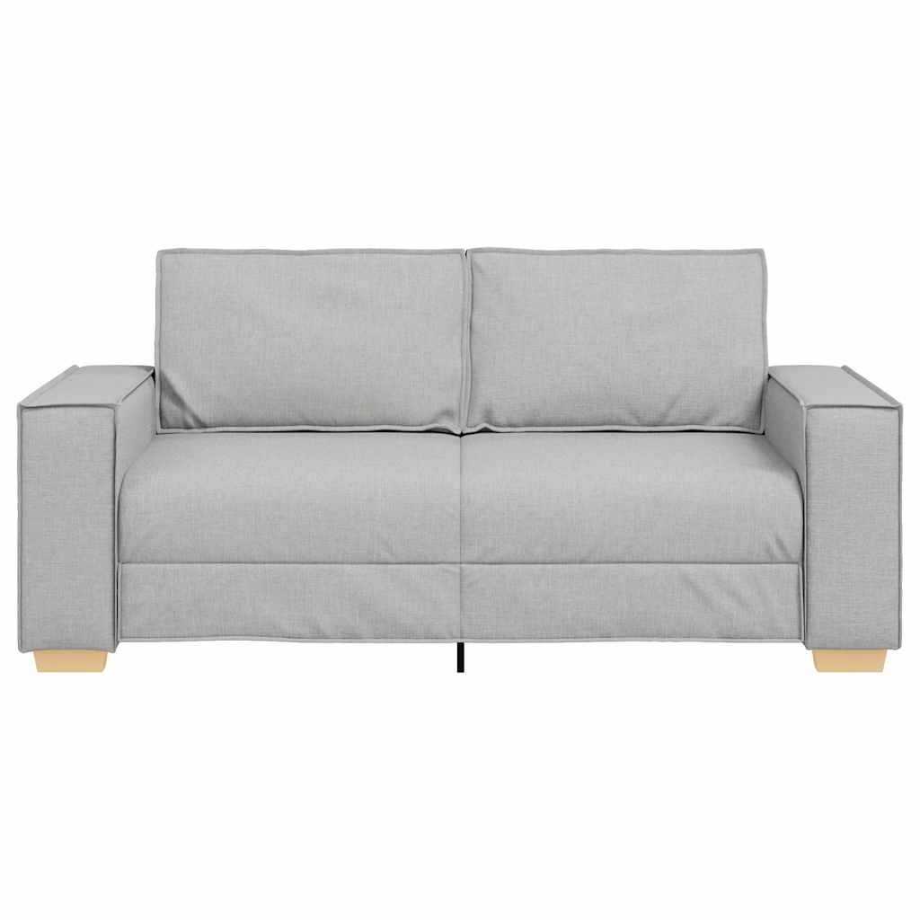 Canapé 2 places Gris nuage 180x78x84 cm Tissu - XIOS
