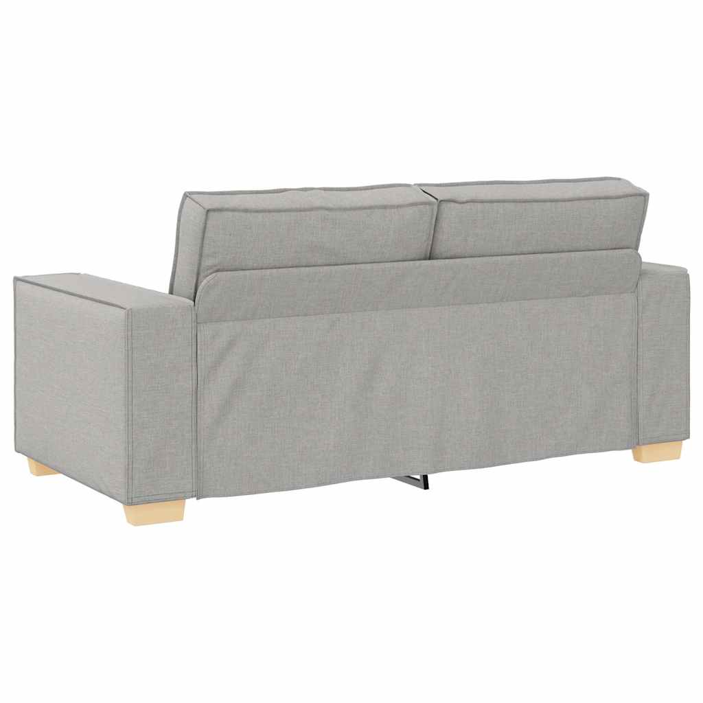 Canapé 2 places Gris nuage 180x78x84 cm Tissu - XIOS
