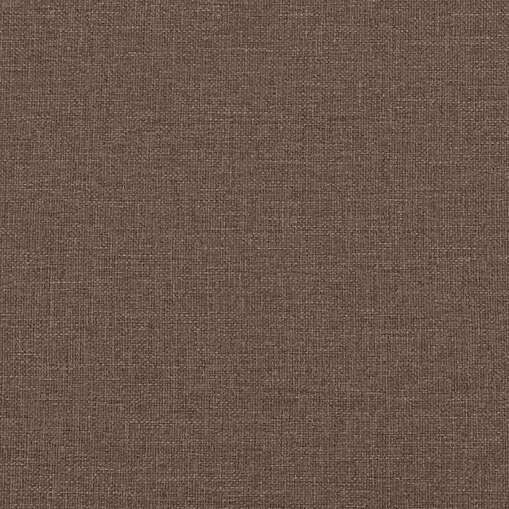 Sofa 3 places Marron 220 cm tissu - XIOS