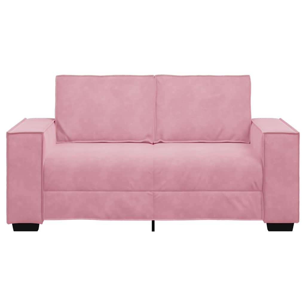Canapé à 2 places Rose 160x78x84 cm Velours