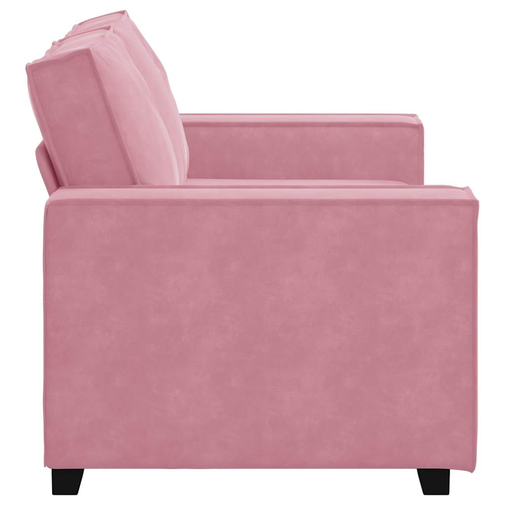 Canapé à 2 places Rose 160x78x84 cm Velours