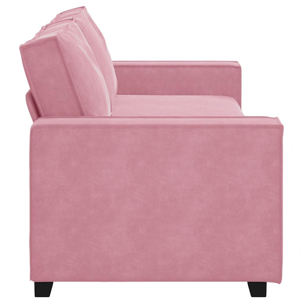 Canapé à 3 places Rose 220x78x84 cm Velours