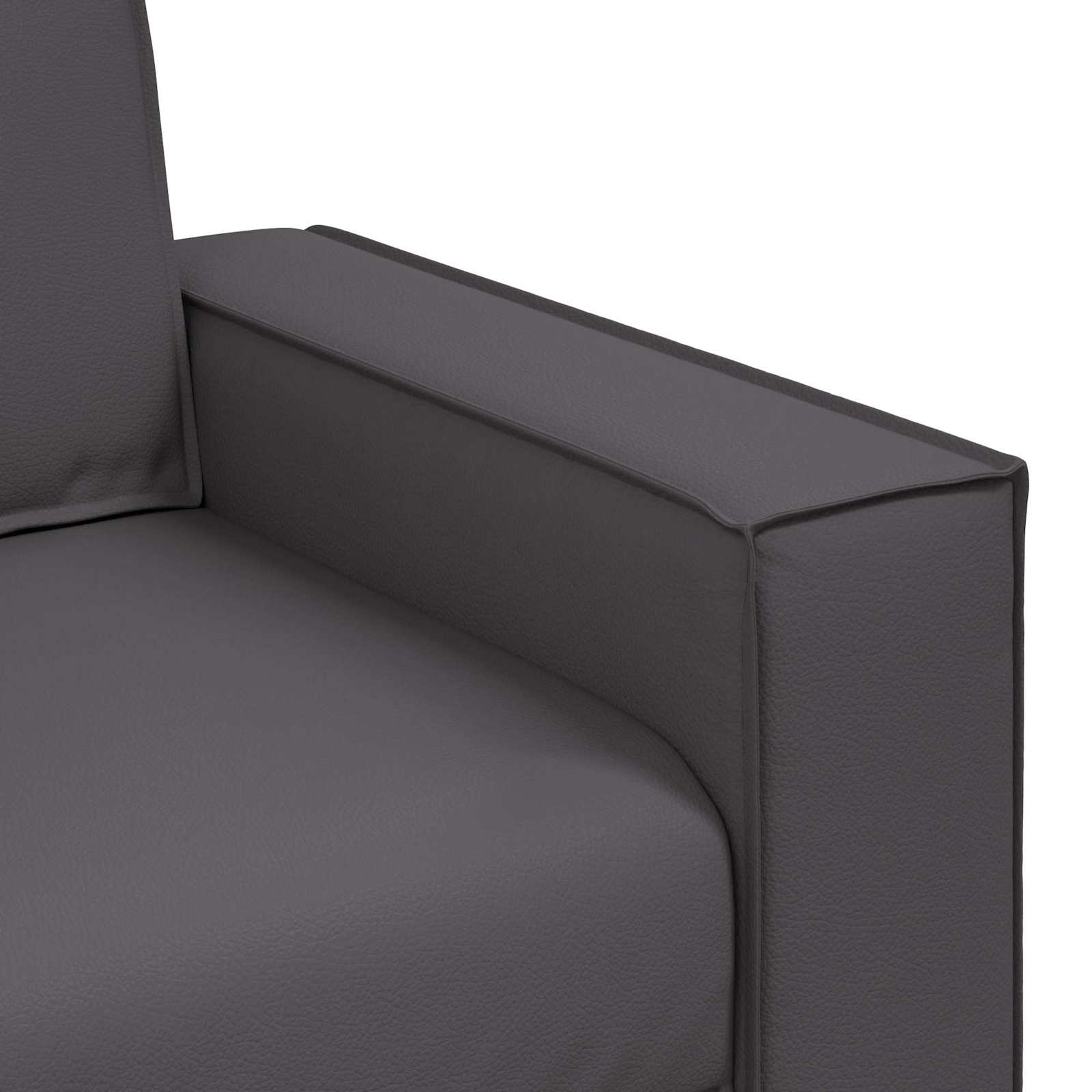 Canapé Gris 100 x 80 x 84 cm tissu - XIOS