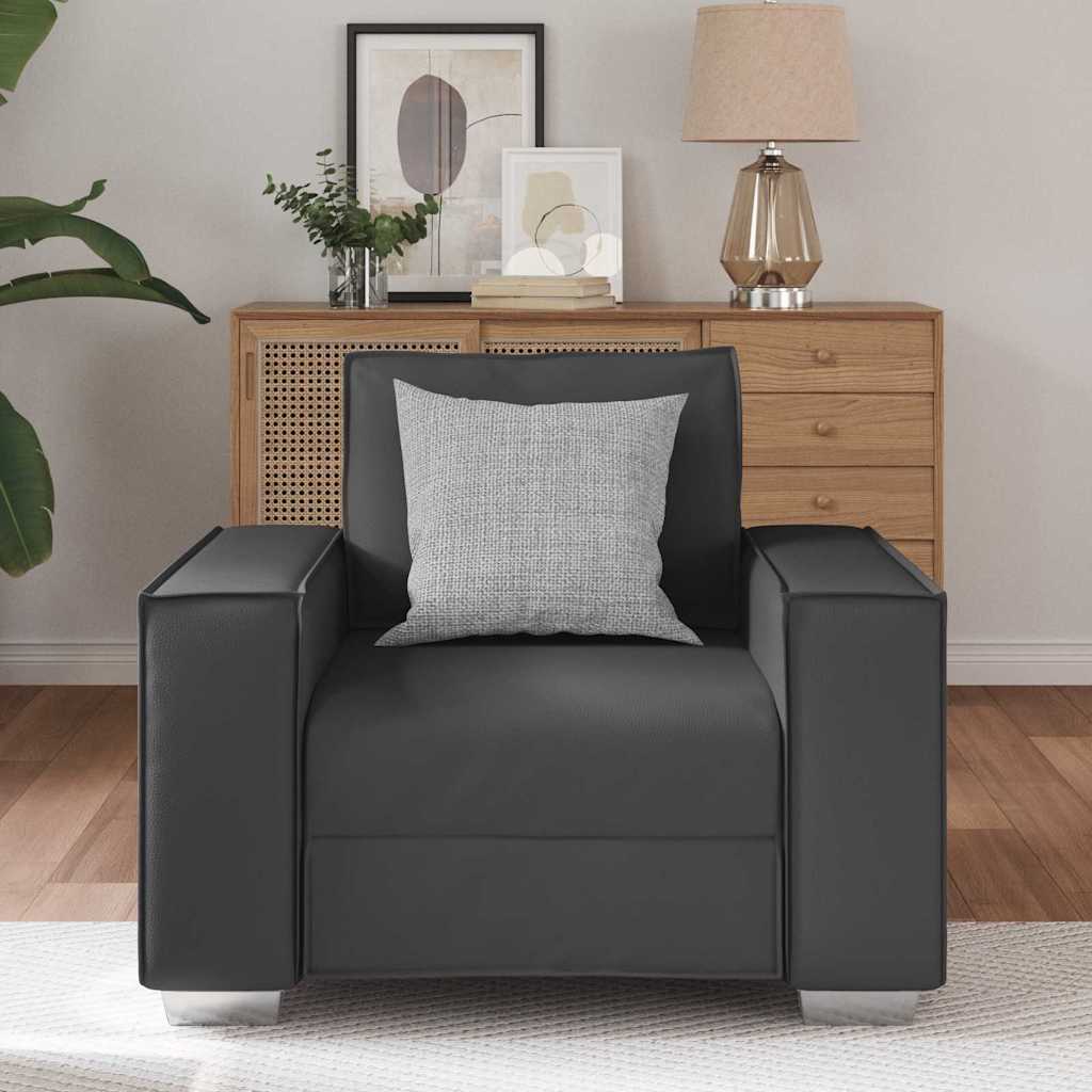 Fauteuil canapé Gris 99 x 78 x 84 cm Cuir artificiel - XIOS