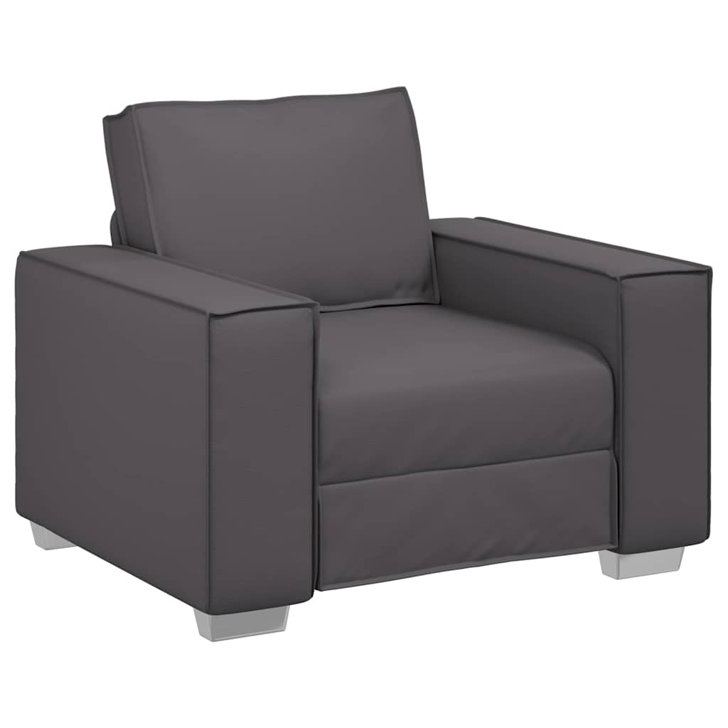 Fauteuil canapé Gris 99 x 78 x 84 cm Cuir artificiel - XIOS