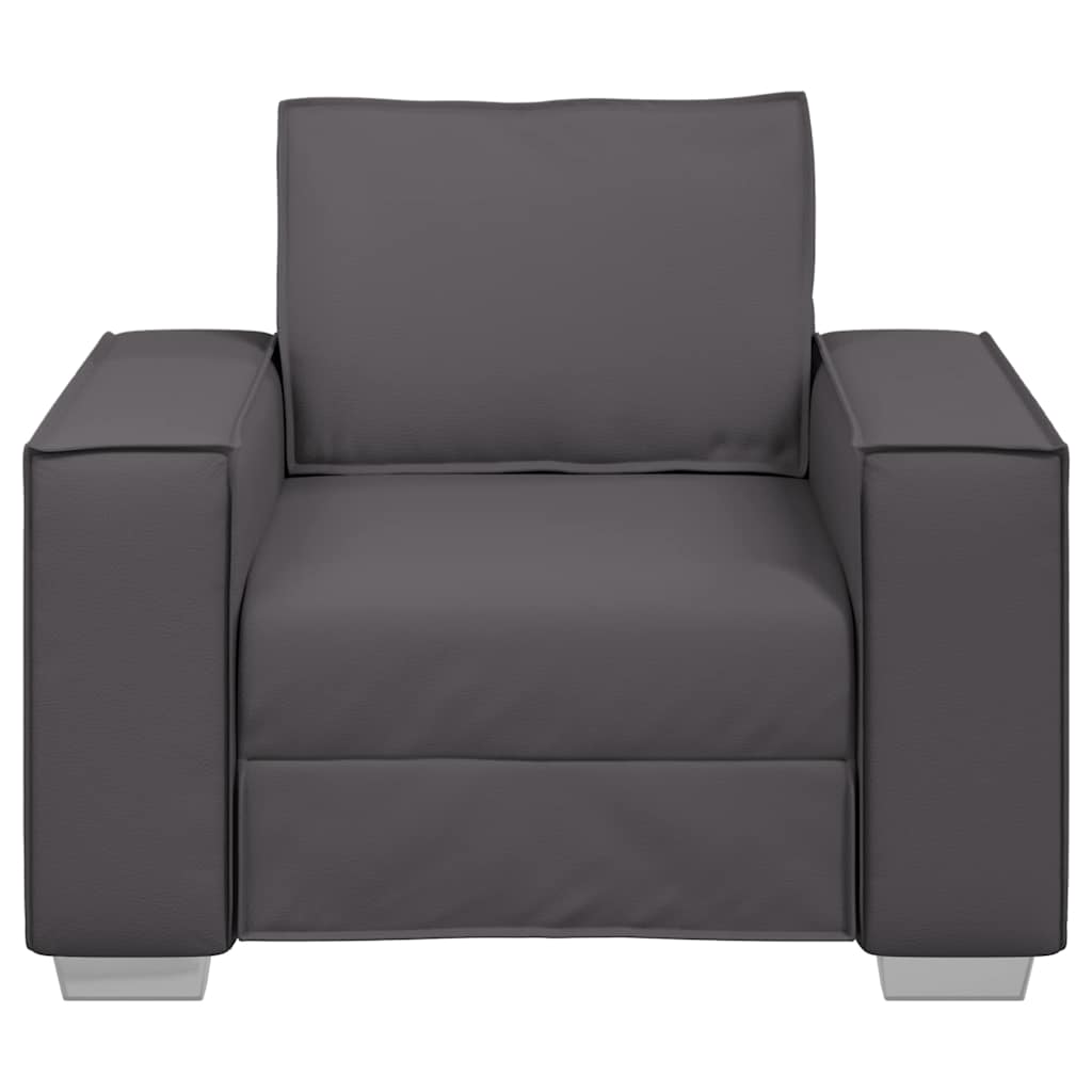 Fauteuil canapé Gris 99 x 78 x 84 cm Cuir artificiel - XIOS