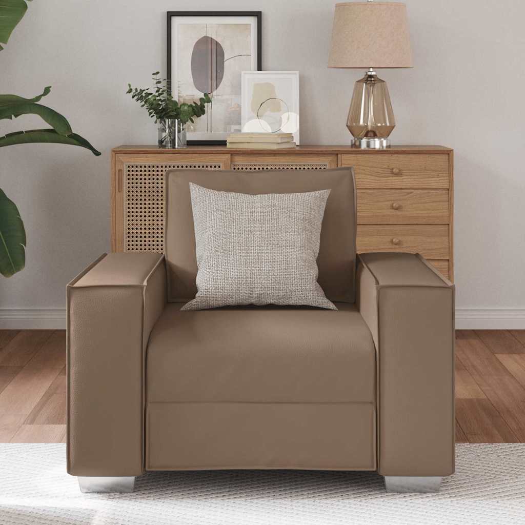 Fauteuil canapé Cappuccino 99 x 78 x 84 cm Cuir artificiel - XIOS