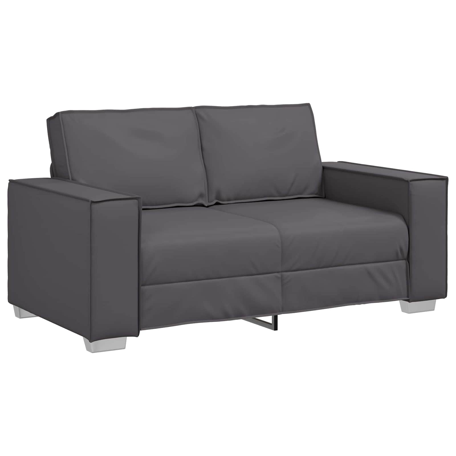 Canapé Gris 160 x 80 x 84 cm tissu - XIOS