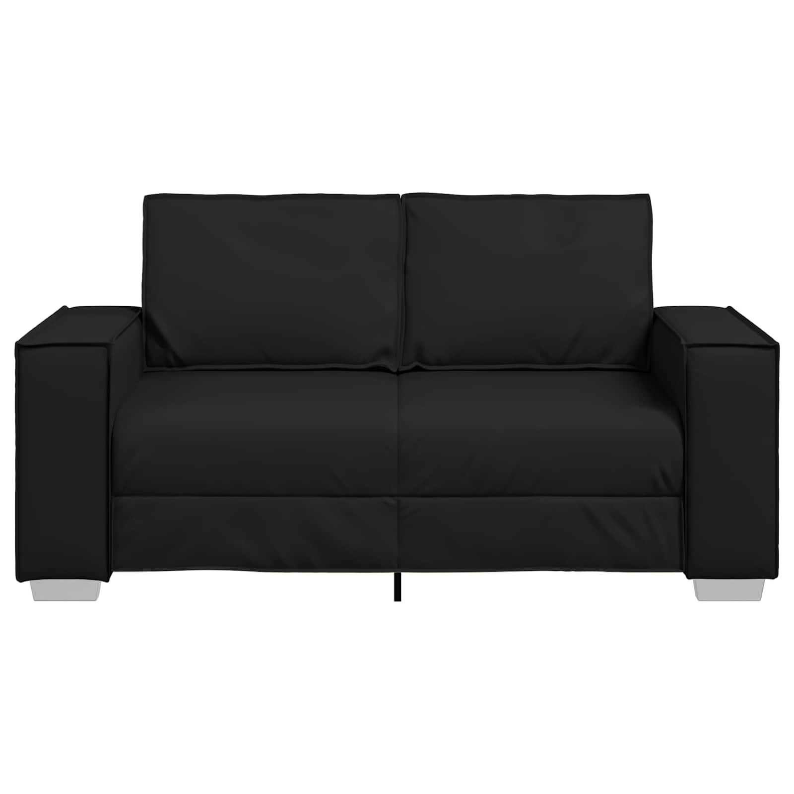 Canapé Noir 160 x 80 x 84 cm tissu - XIOS