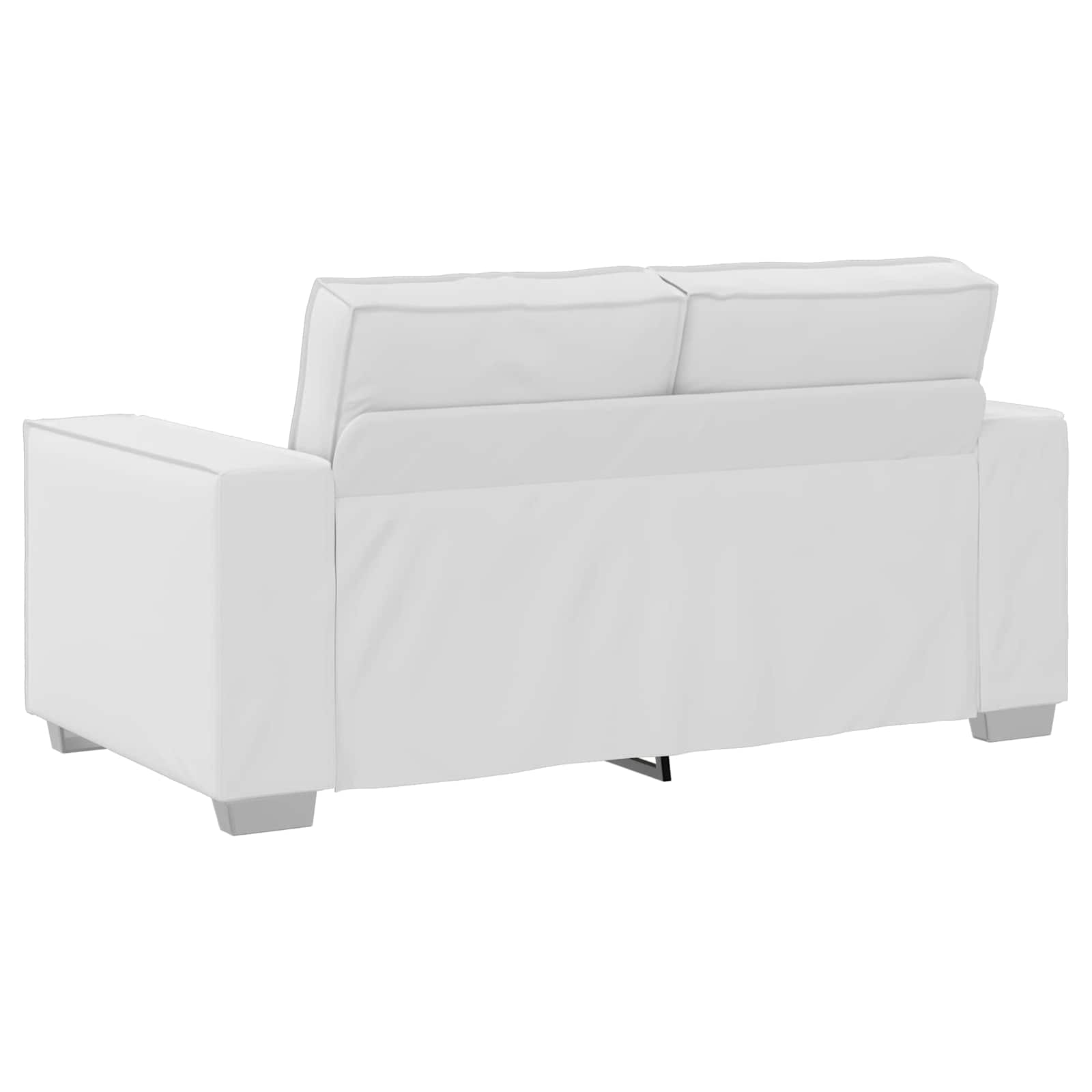 Canapé Blanc 160 x 80 x 84 cm tissu - XIOS