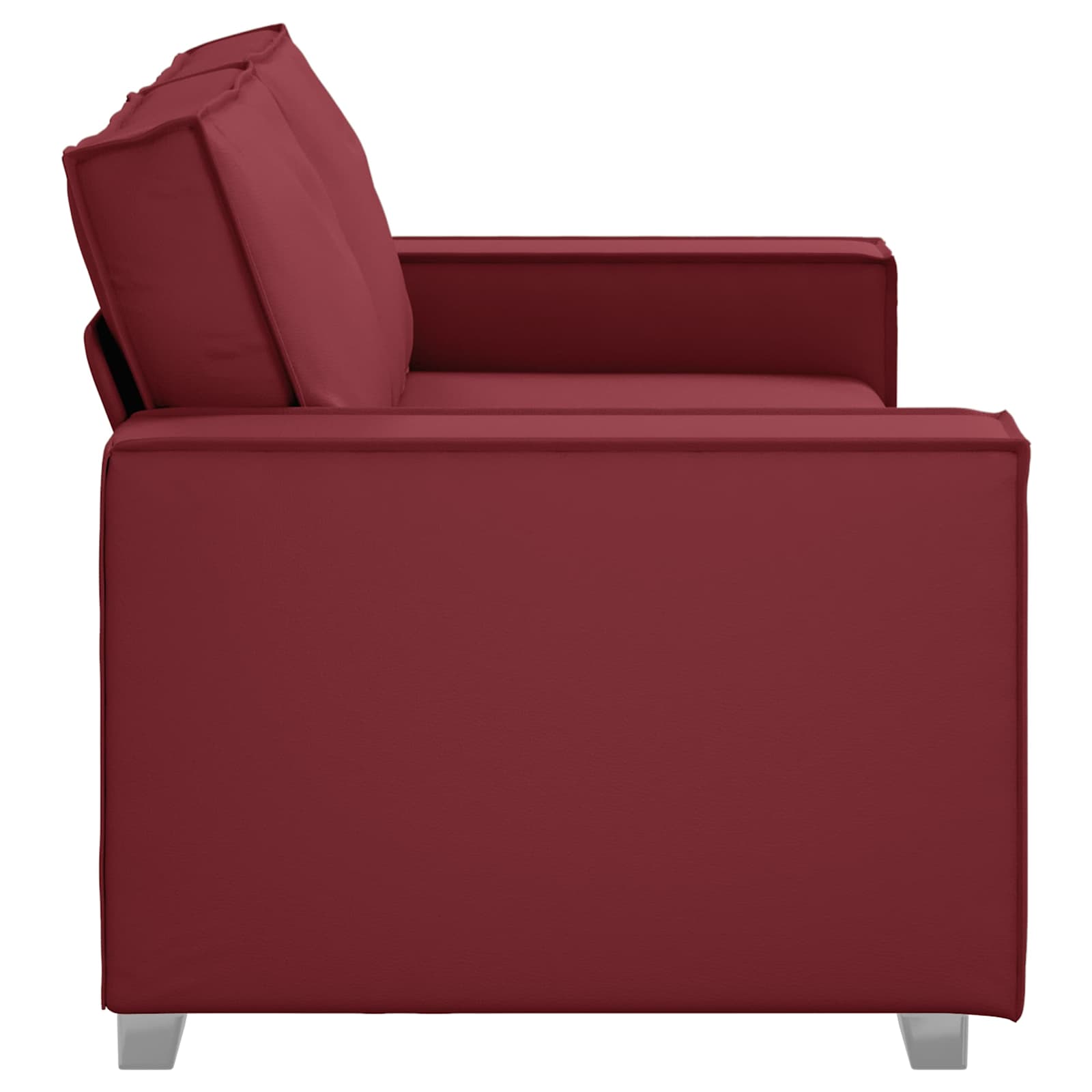 Canapé Bordeaux 180 x 80 x 84 cm tissu - XIOS
