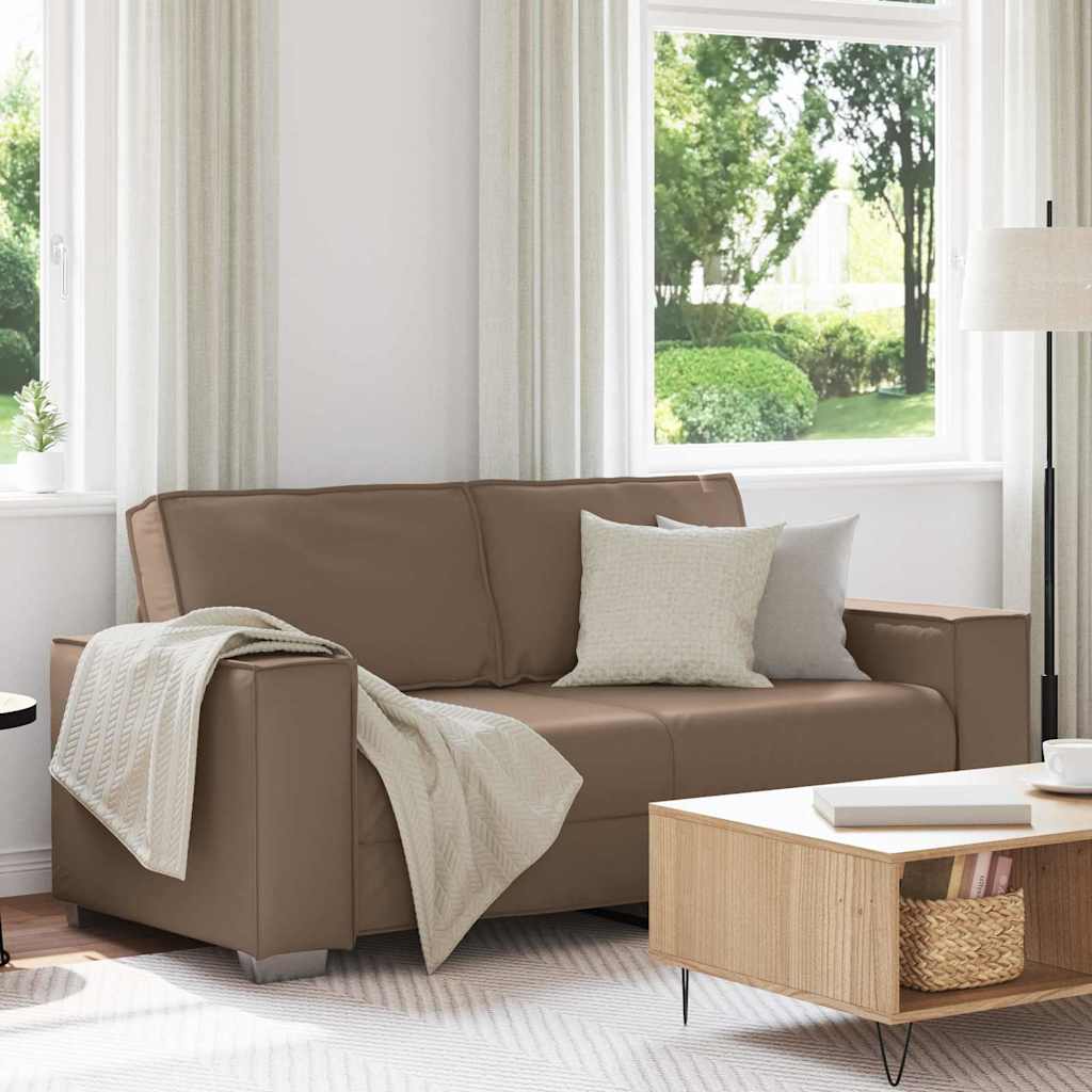 Canapé Cappuccino 180 x 80 x 84 cm tissu - XIOS