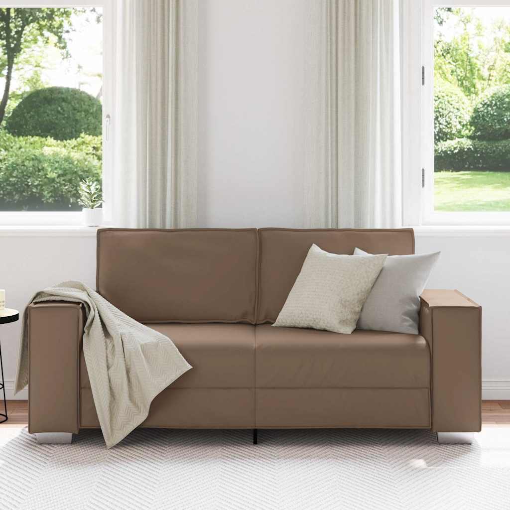 Canapé Cappuccino 180 x 80 x 84 cm tissu - XIOS