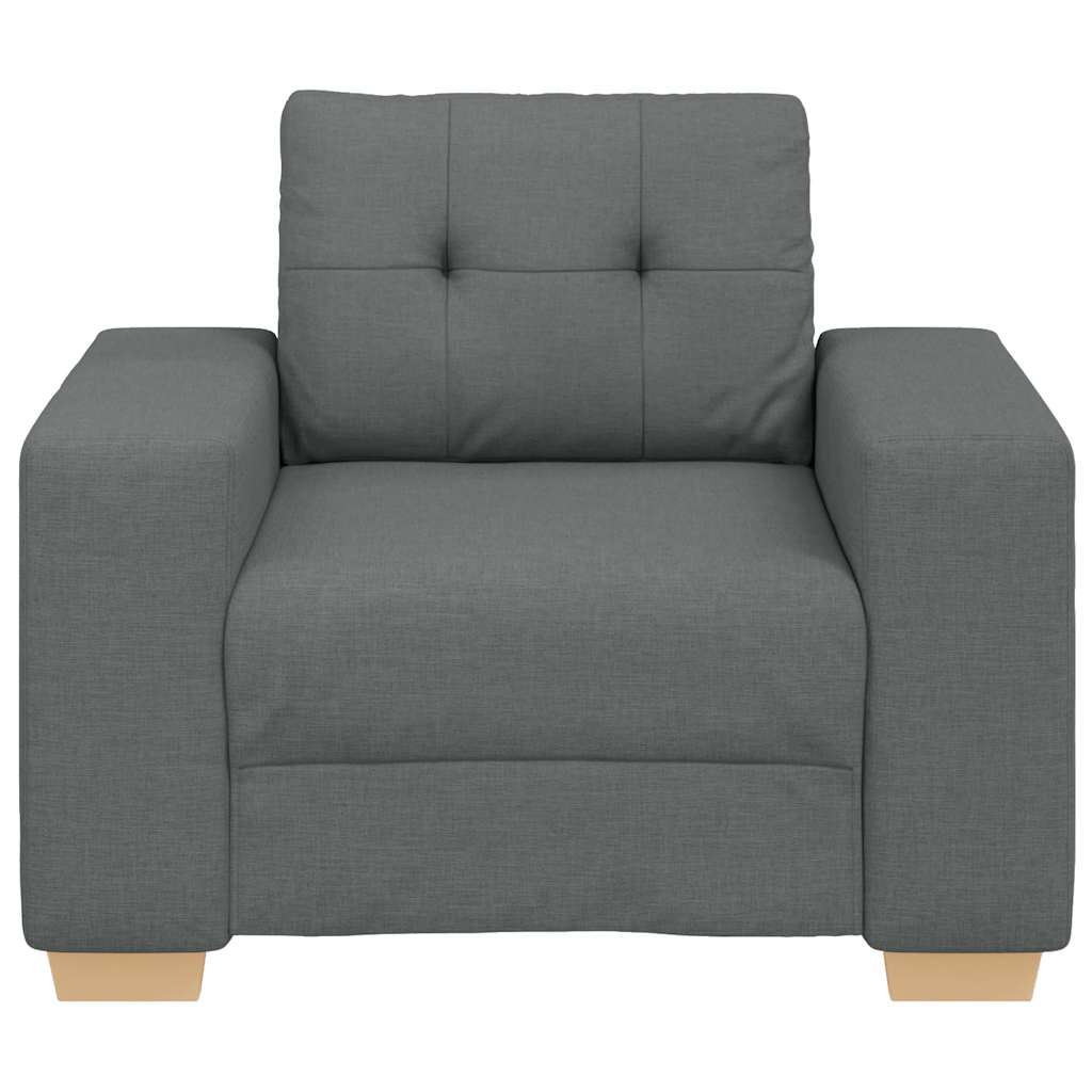 Fauteuil Gris foncé 60 cm Tissu - XIOS