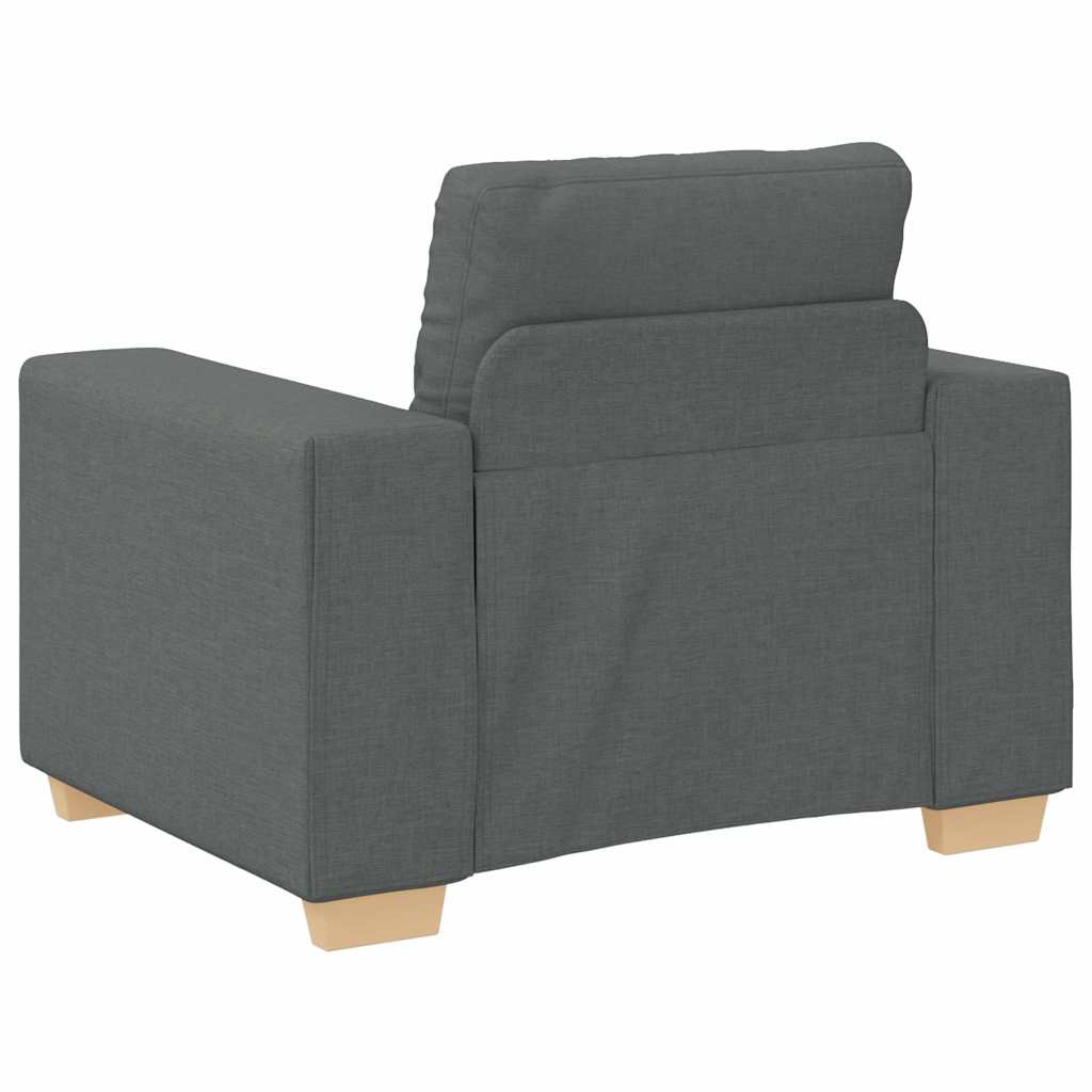 Fauteuil Gris foncé 60 cm Tissu - XIOS