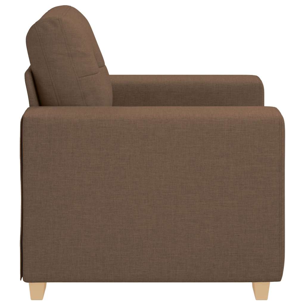 Fauteuil canapé marron 100x78x80 cm en tissu - XIOS