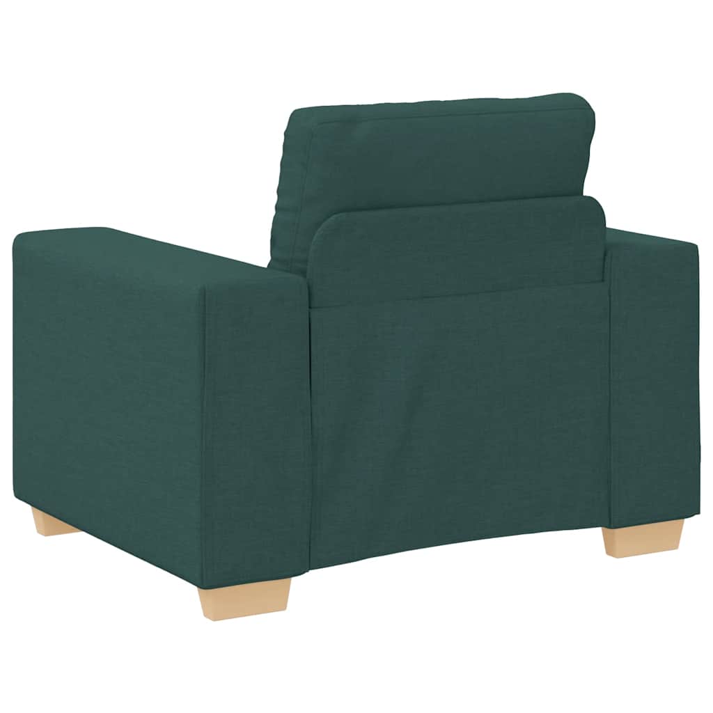 Canapé/Fauteuil vert foncé 100x78x80 cm en tissu - XIOS