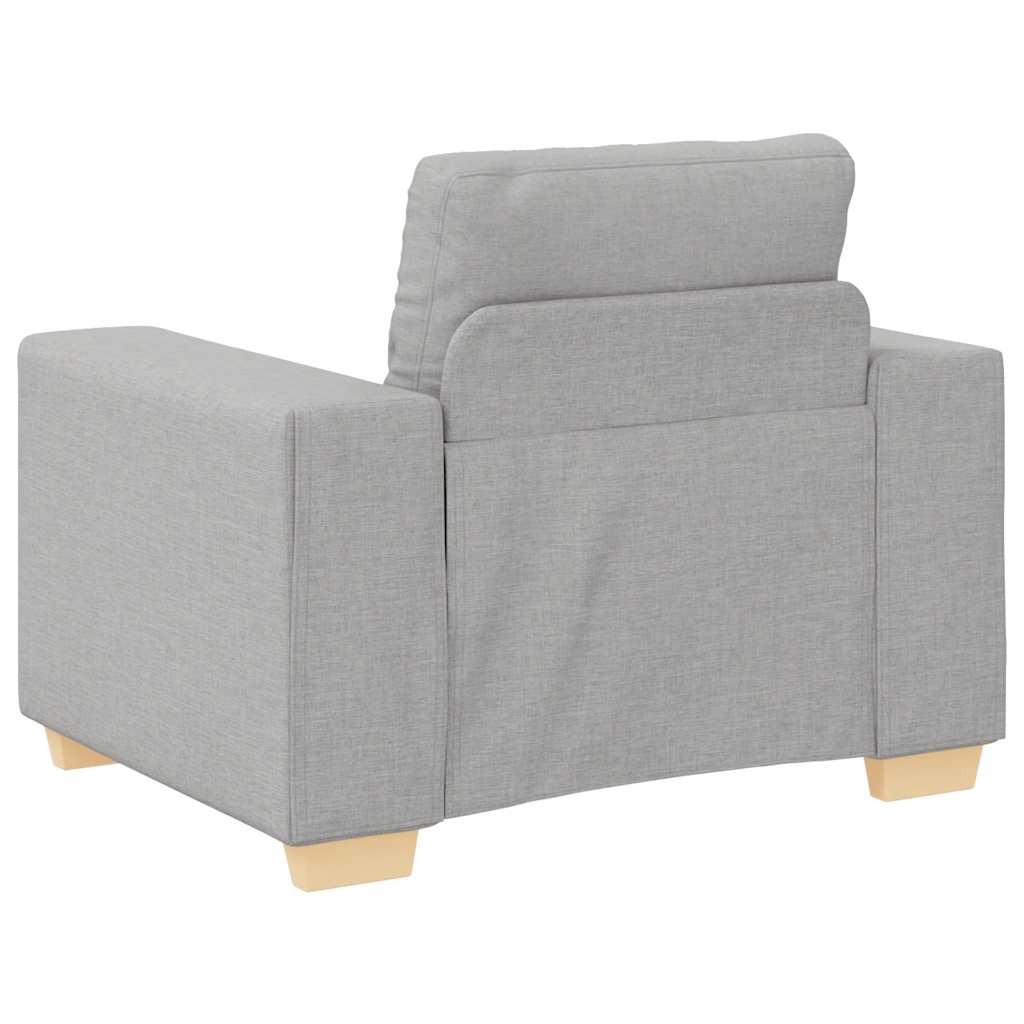 Canapé/Fauteuil gris nuage 100x78x80 cm tissu - XIOS