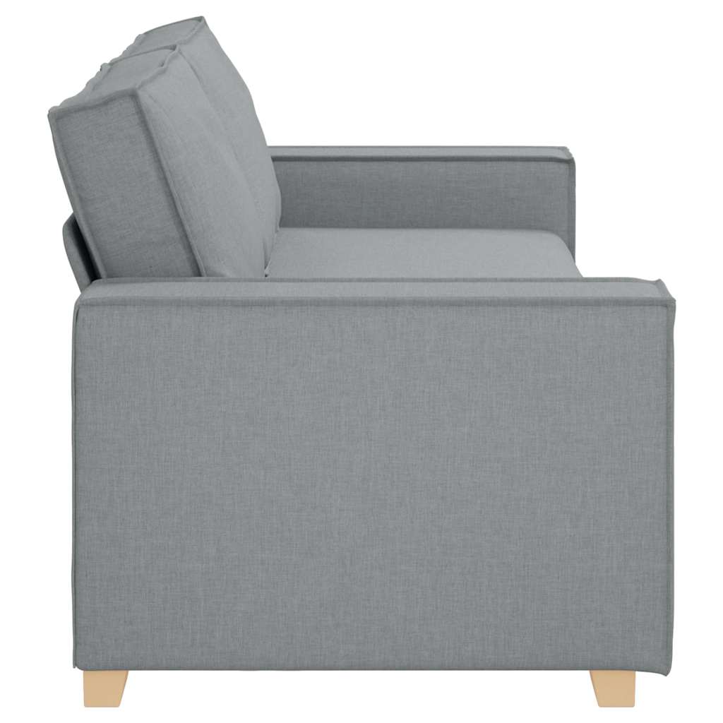 Canapé 3 places gris foncé 220 x 78 x 80 cm tissu