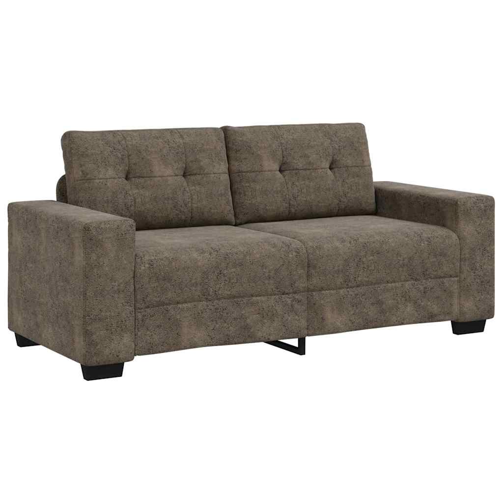 Canapé Loveseat Gris foncé 180 cm Simili cuir - XIOS