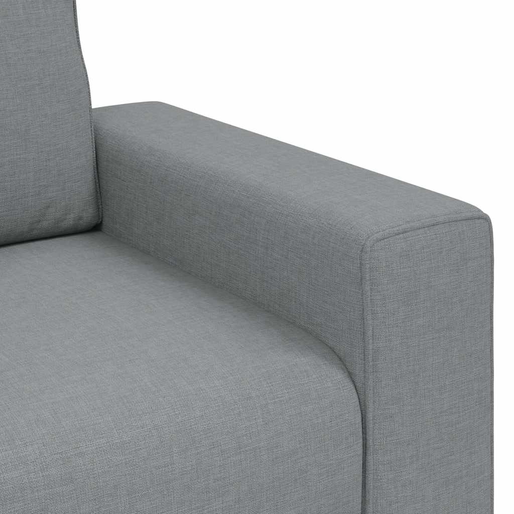 Fauteuil gris clair 100x77x82 cm tissu