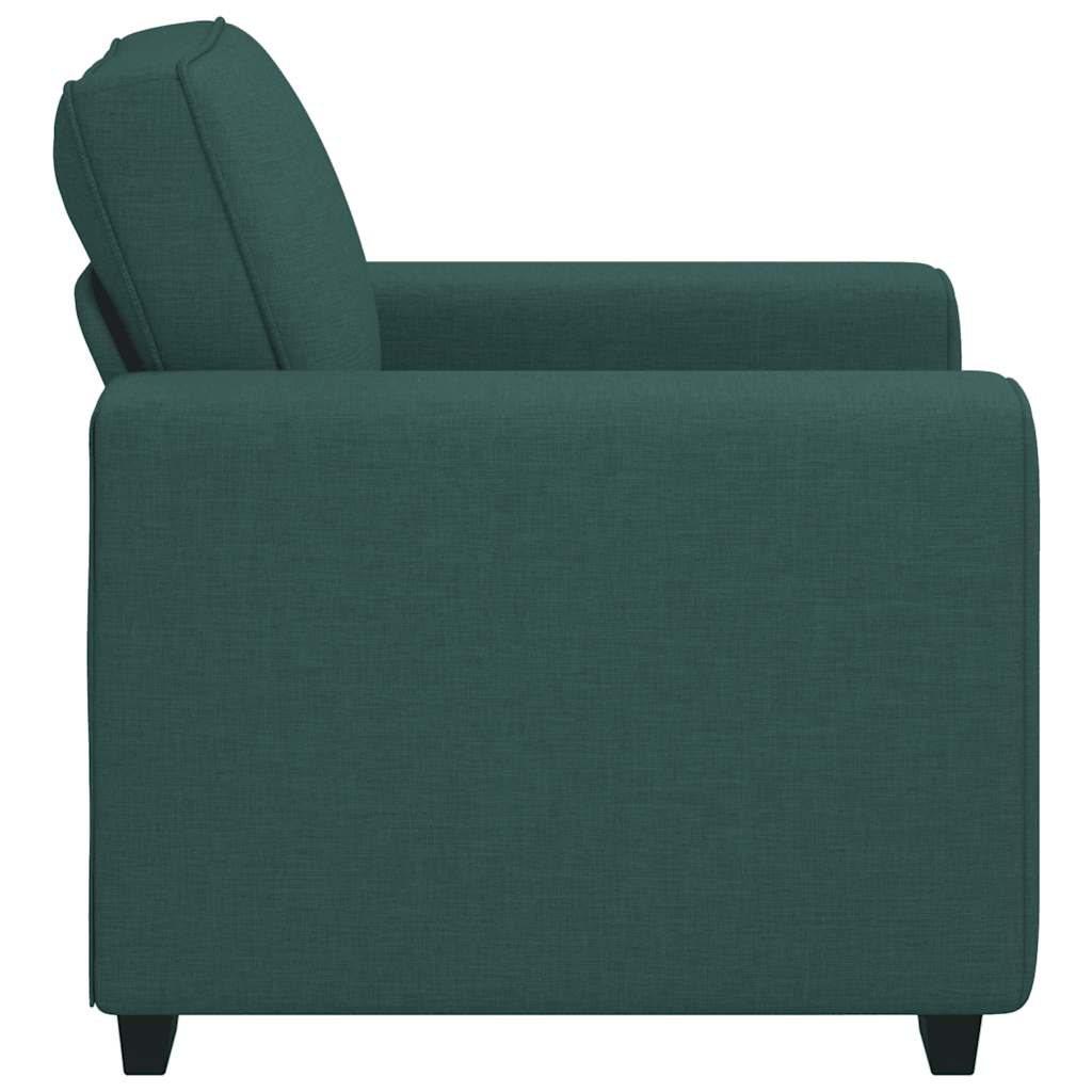 Canapé/Fauteuil vert foncé 100x77x82 cm tissu - XIOS