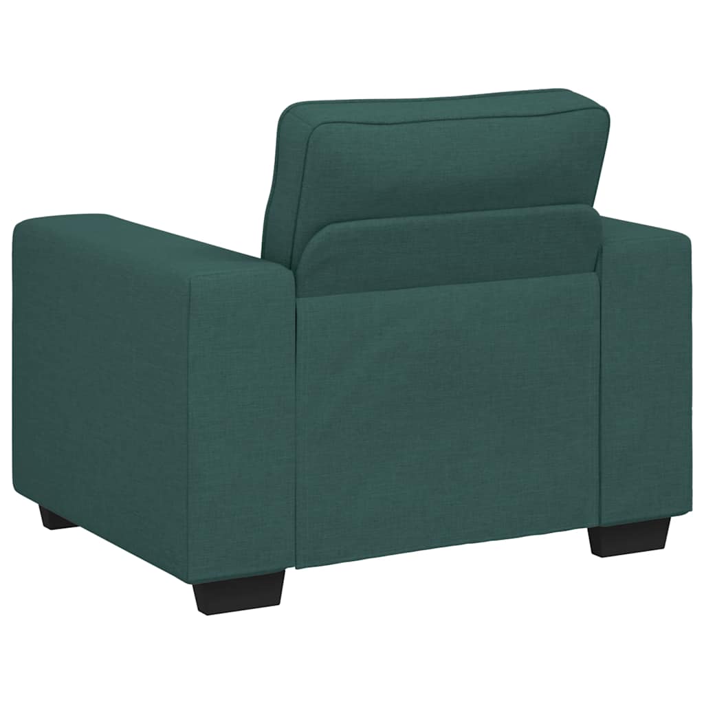 Canapé/Fauteuil vert foncé 100x77x82 cm tissu - XIOS