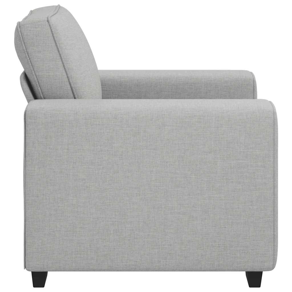 Canapé/Fauteuil Gris Nuage 100x77x82 cm tissu - XIOS