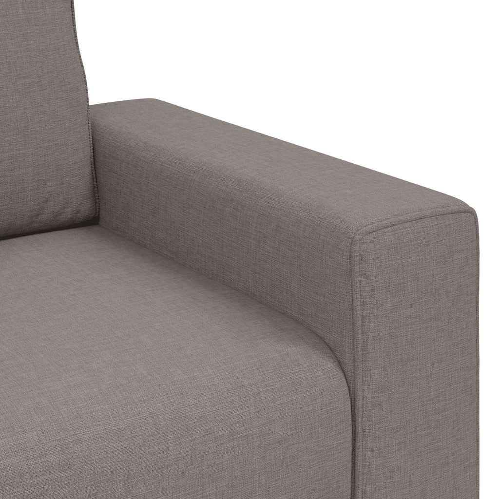 Canapé 2 places taupe 160x77x82 cm en tissu - XIOS