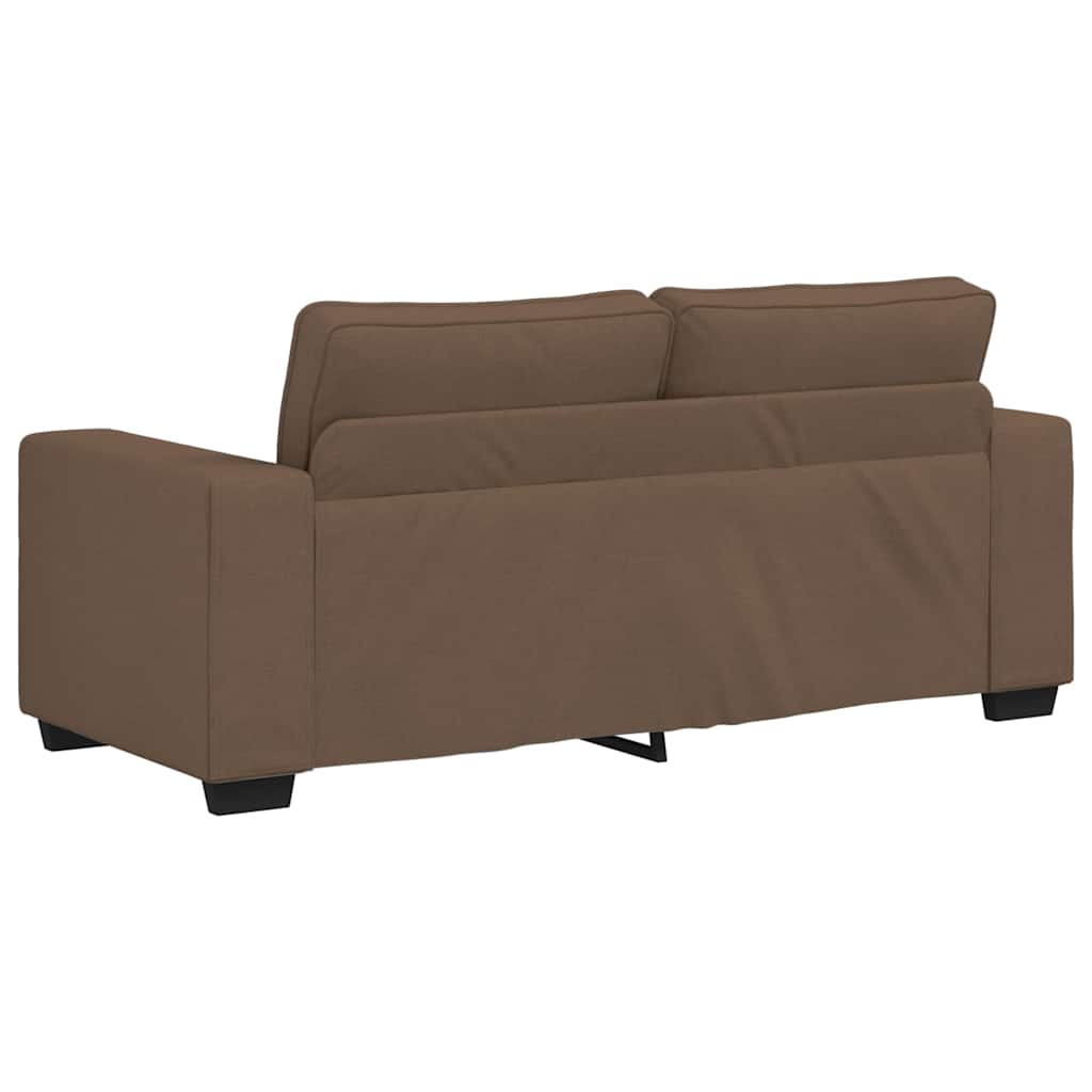 Canapé 2 places marron 180x77x82 cm en tissu - XIOS