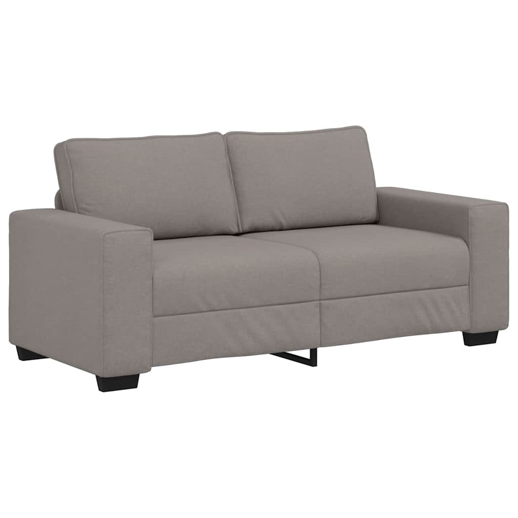 Canapé 2 places taupe 180x77x82 cm en tissu - XIOS