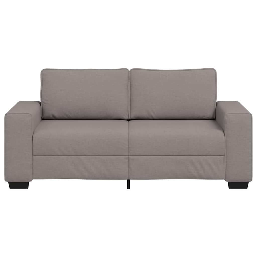 Canapé 2 places taupe 180x77x82 cm en tissu - XIOS