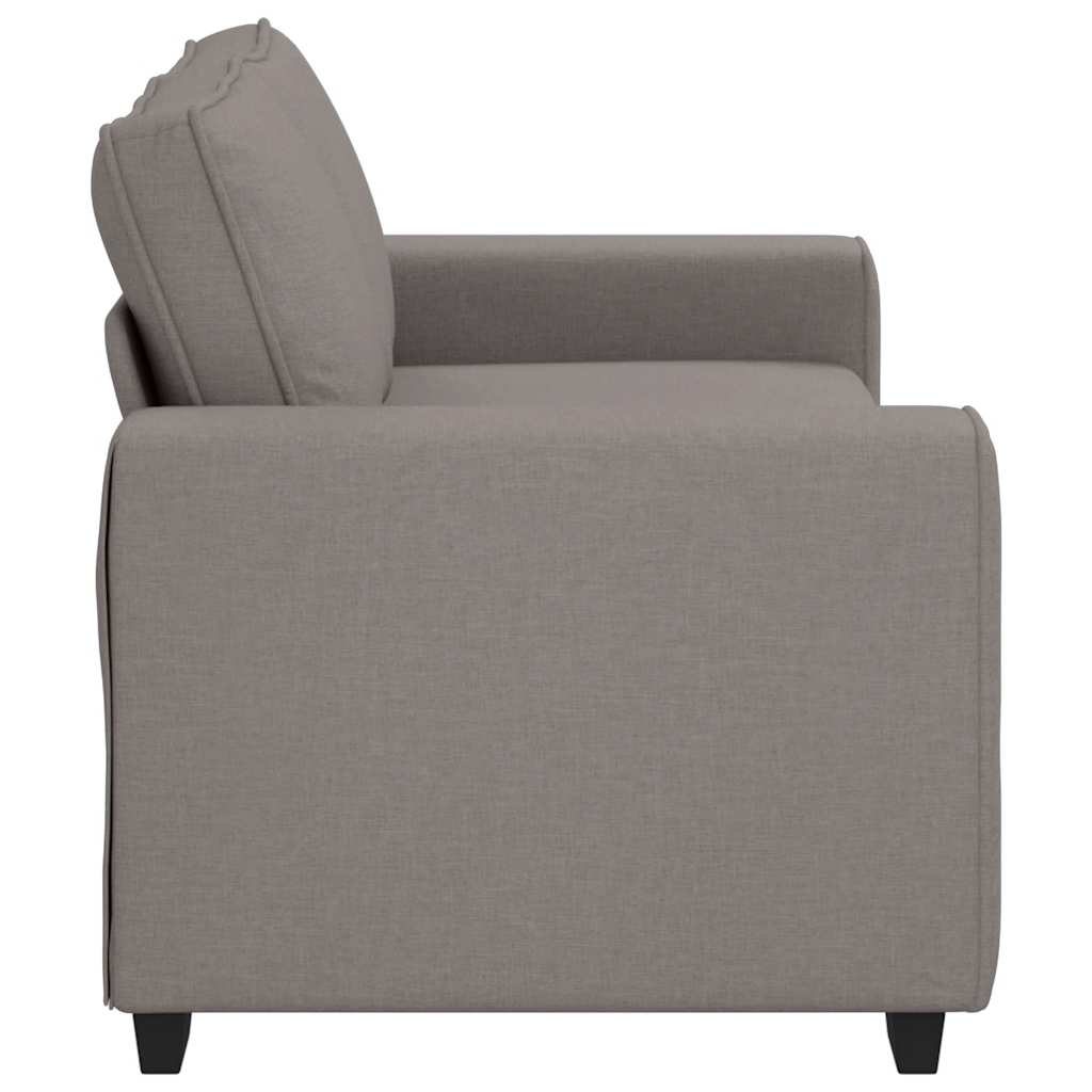 Canapé 2 places taupe 180x77x82 cm en tissu - XIOS