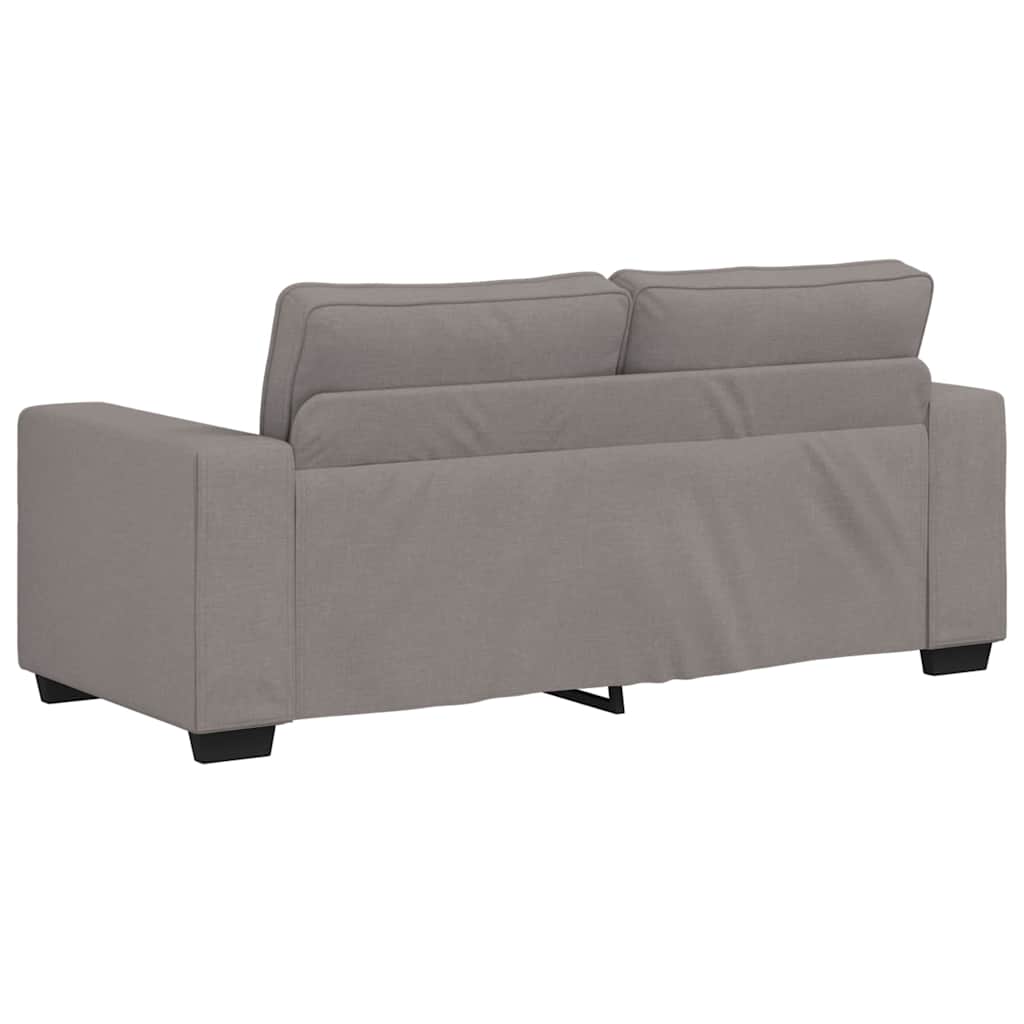 Canapé 2 places taupe 180x77x82 cm en tissu - XIOS